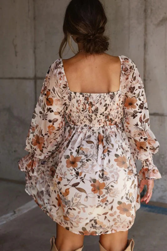 Sweet as Honey Floral Dress