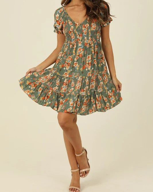 Living The Dream Green Dress